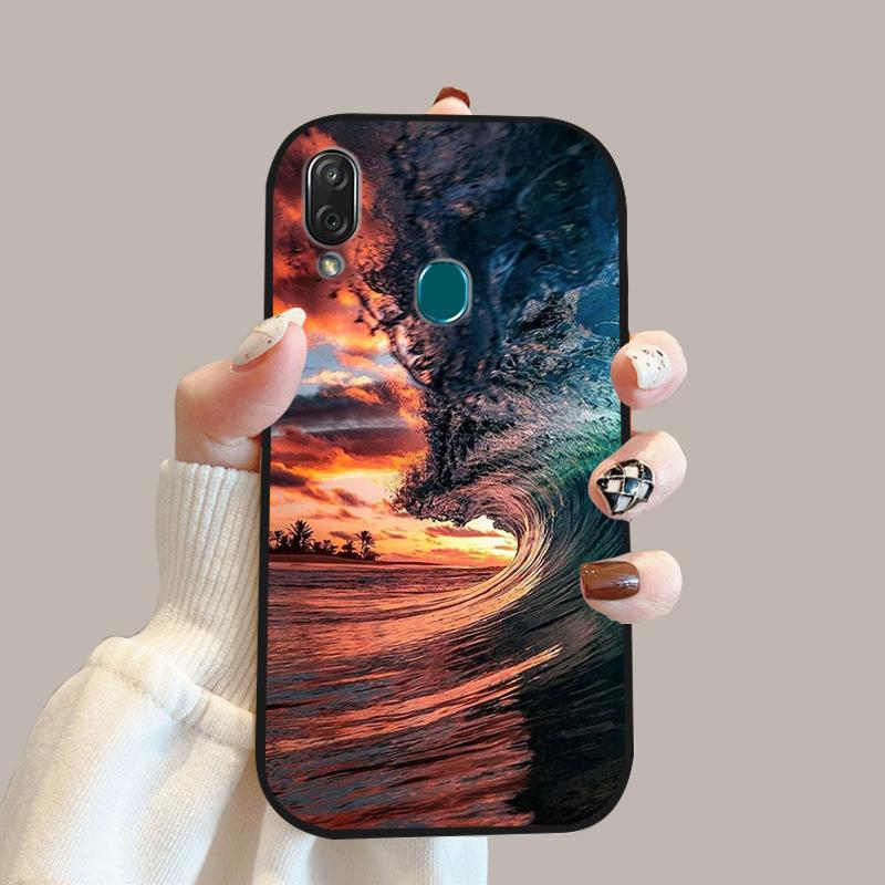 Für ZTE Blade V10 Vita Hülle V 10 Vita Weiches Silikon TPU Handy Stoßstange Für ZTE Blade V10 Cartoon Druck Schutzhüllen Abdeckungen