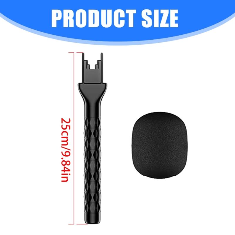 Professional Portable Wireless Microphone Stand For Wireless Handheld Adapter For Live Streaming Interviewing Reporting