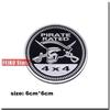 Off-road 4X4 Logo Aluminum Metal Car Badge Stickers Personality Pattern SUV Four-Wheel Drive Emblem Body Decals Accessories