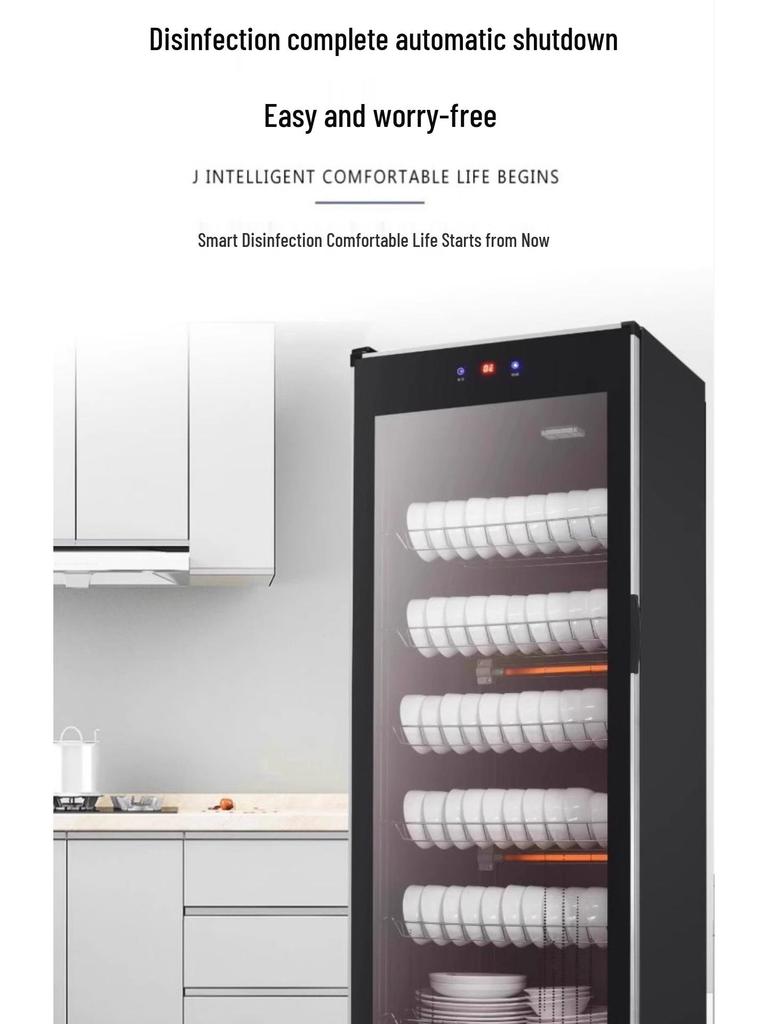Large Capacity Vertical Double Door Disinfection Cabinet for Tableware