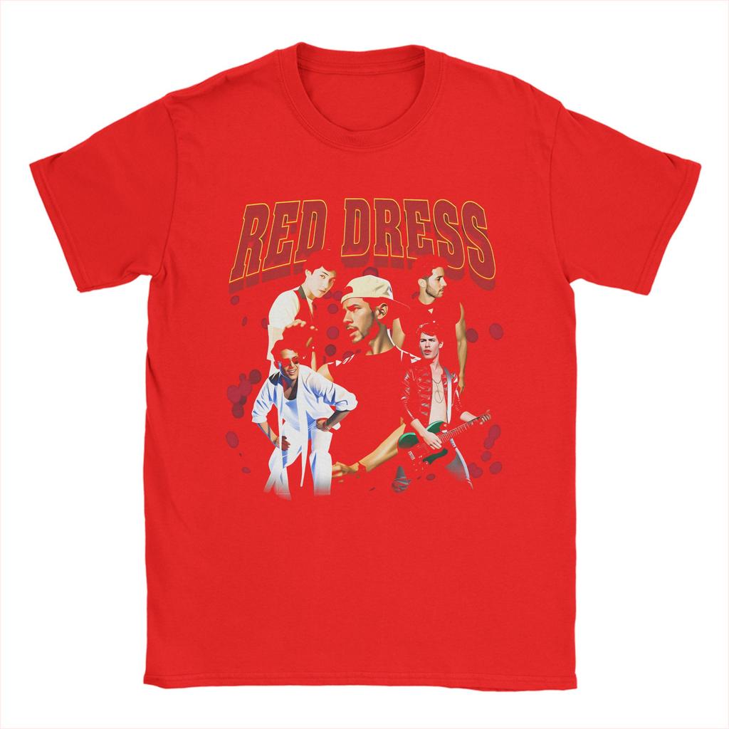 Jonas Brothers Tour T Shirt Men Pure Cotton Vintage TShirt Round Collar Tee Shirt Short Sleeve Tops Gift Idea