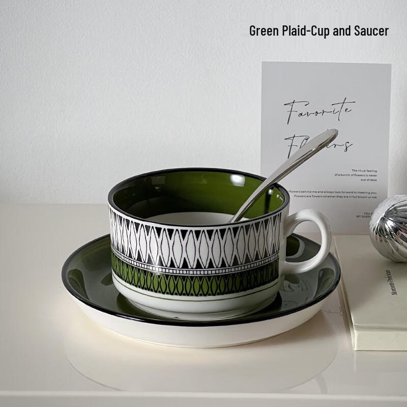 WA Light Luxury Ceramic Coffee Cup & Saucer 250ml