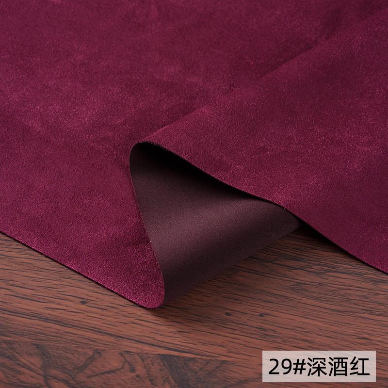 Suede Knitted Air Layer Fabric Brushed Elasticity High Quality Soft Smooth Delicate for Sewing Clothes 860g/m