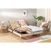 Set de relaxare saltea + somiere electrice 2x80x200cm - Spumă - Ferm - TALCA Fabricat în Franța