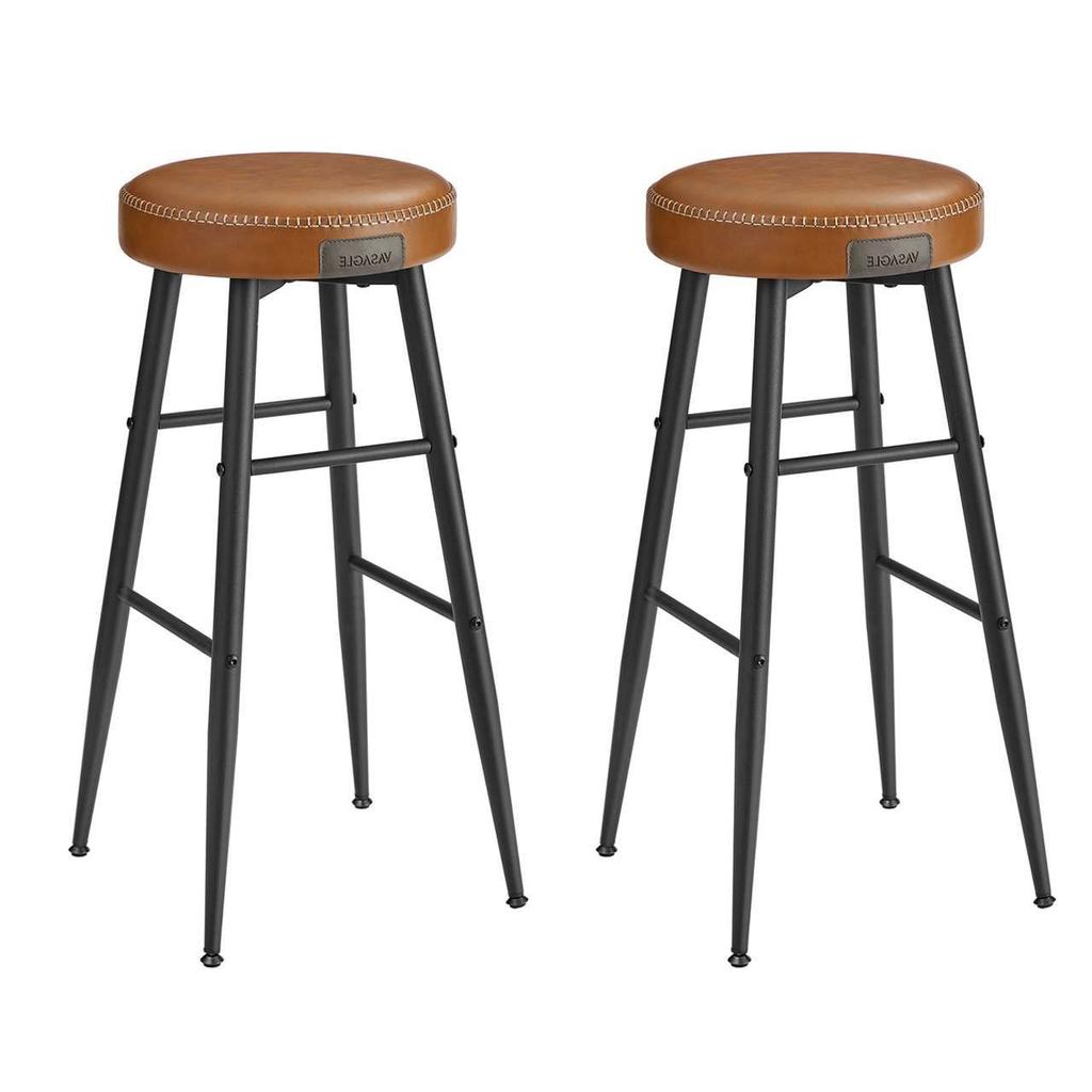 Hoker Brązowy Taboret Do Kuchni Barowy Do Pokoju Nowoczesny Begryf 33X33X76