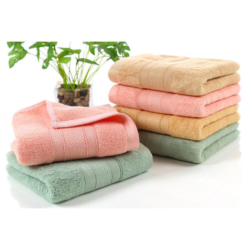1 Pcs Bamboo Fiber Towel Set with Embroidered Bamboo Pattern, Quick-Dry and Super Soft, Ideal for Home Bathroom Use, Contemporary Style, Space Theme