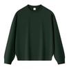 Mens Heavyweight 350g Cotton Oversized Drop Shoulder Crewneck Sweatshirt Casual Loose Fit Basic Tee