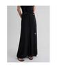 [All Day Crease] Mermaid Maxi Skirt Black