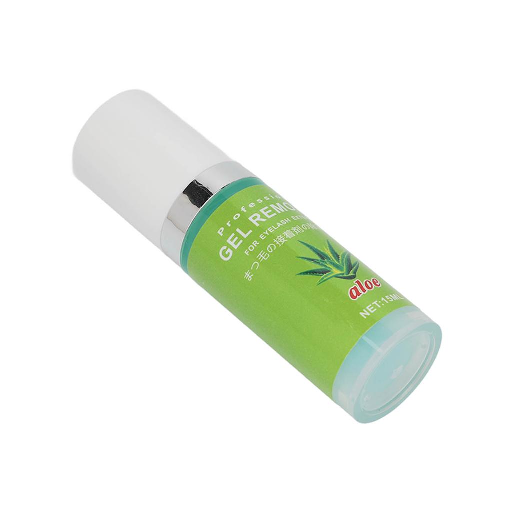 Eyelash Extension Glue Remover Gel Fragrance Skin Friendly Lash Glue Remover Cream 15ml Aloe Vera