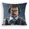 Tom Clancys Rainbow Six Siege Character Pillow Case Sofa Living Room for Bedroom Cushion Square Cushion Nap Time