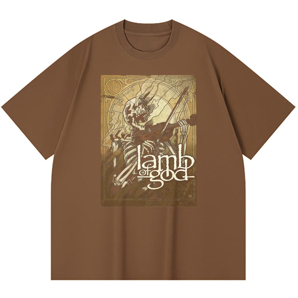 230 Gsm 100% Cotton Heavy Metal T-Shirt  Rock Band Popular Music Print Unisex Heavy Cotton T Shirt