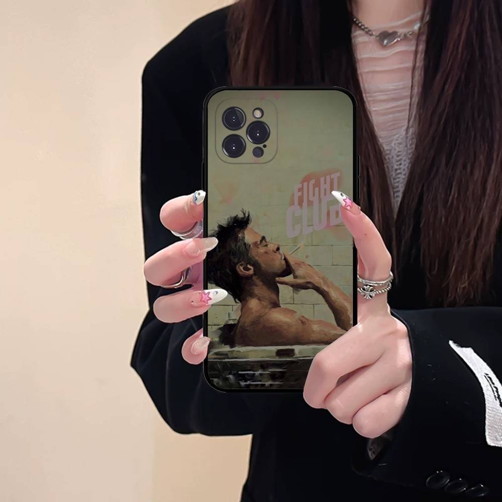 Classic Movie F-fight C-club Phone Case For IPhone 16 15 14 11 12 13 Mini Pro XS Max Cover 6 7 8 Plus X Funda Shell