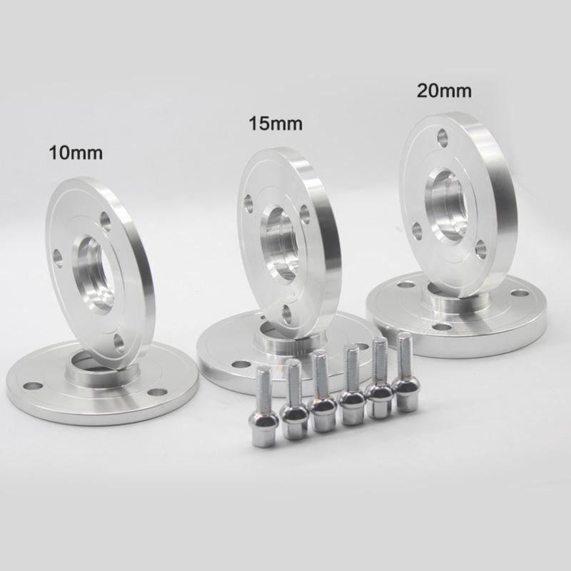 2pcs 15mm Wheel Spacers Adapters PCD 3x112 Center Bore 57.1mm Fit Smart Fortwo Forfour