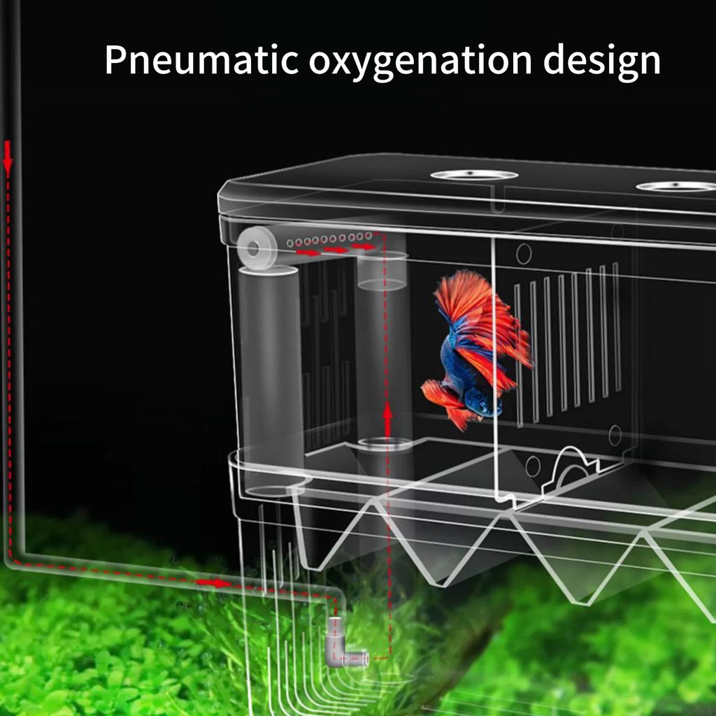 Hanging Breeding Tanks for Aquarium Small Fish Isolation Box Hatchery Box for Fish Clear Fish Spawning Box