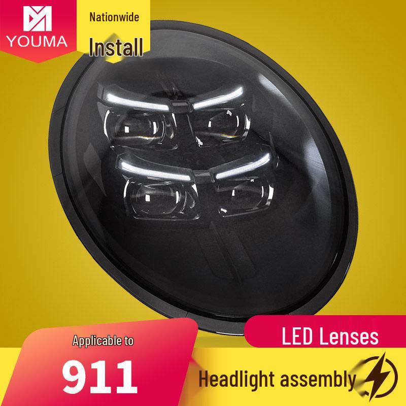 Porsche 911 LED Headlight Assembly (2013-2018) with Daytime Running Lights