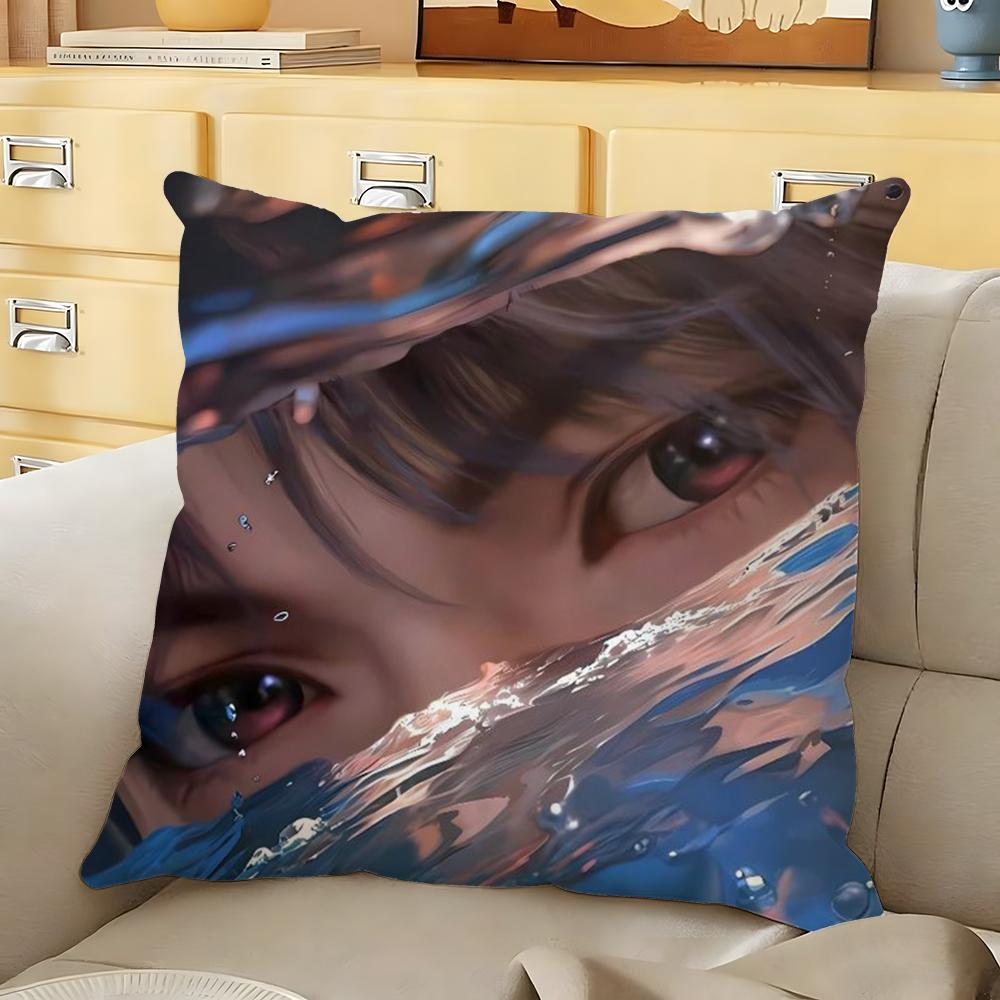 RRafayel Love DDeepspace Cushion Cover Soft Durable Reversible Pillow Cover Home Car MultiScene Daily Comfort Pillowcase