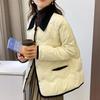 Damenmantel im koreanischen Stil mit Baumwollpolsterung Winter Nische High-End Kurze gesteppte Oberbekleidung