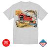 Covered Bridge Vermont New Hampshire Tshirt Gifts Unisex Graphic Tee Shirt Sale