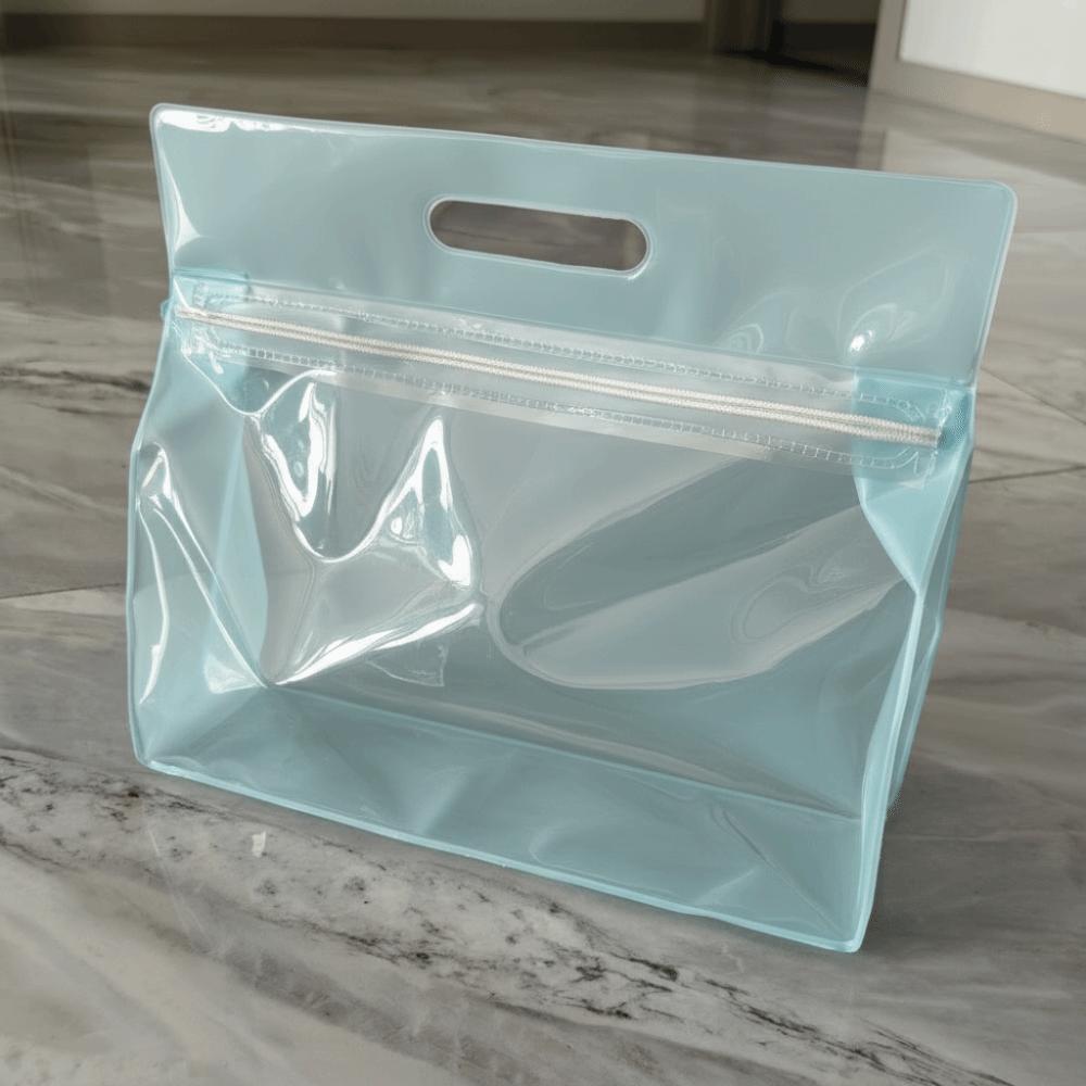 

Wet and Dry Separation Travel Toiletries Bag Thickened Material Moisture-Proof Features Waterproof Swimming Bag Large Capacity синий