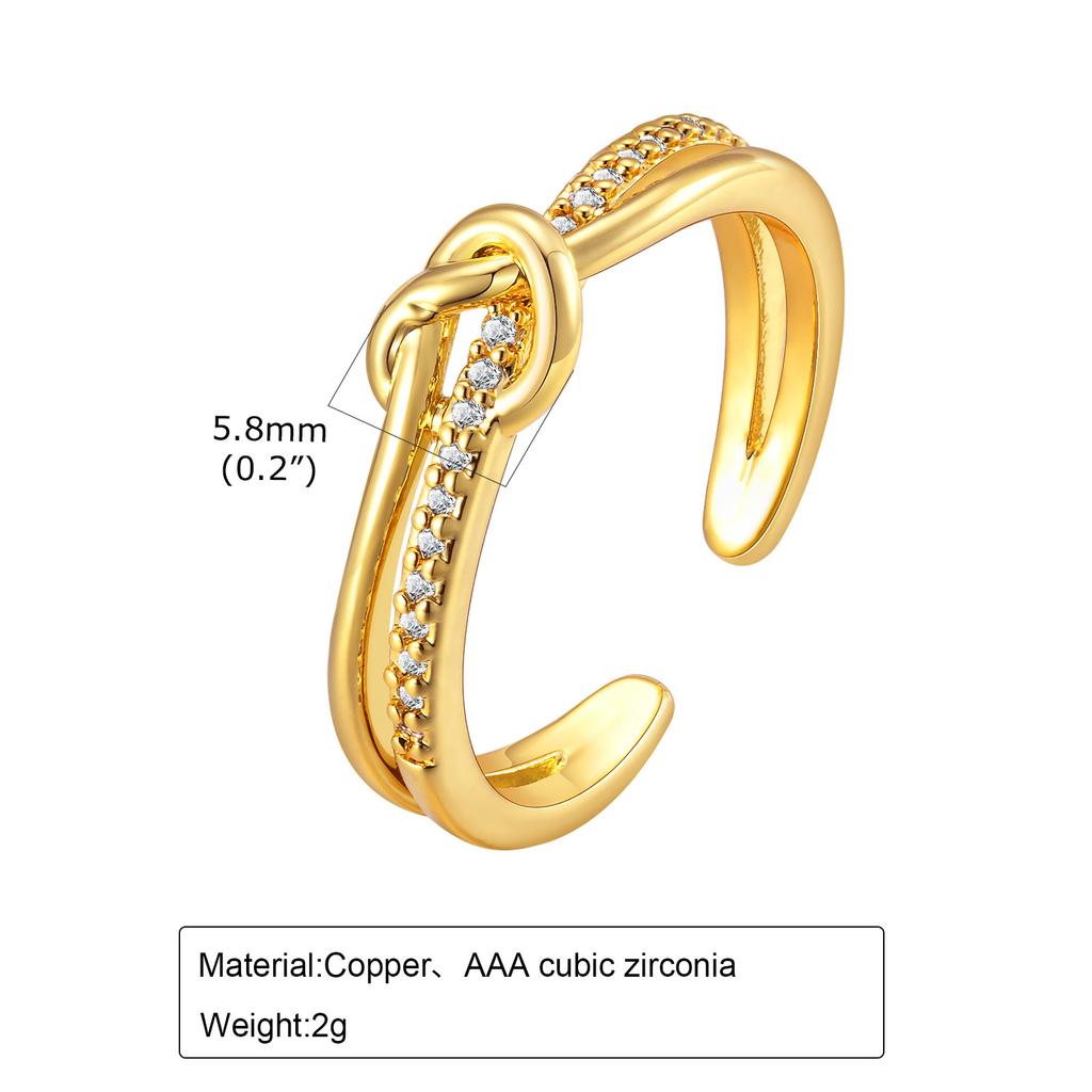Women Trendy CZ Stone Statement Feather Metal Ring Resizable, Dainty Cubic Zirconia Open Thumb Stackable Knuckle Finger Rings