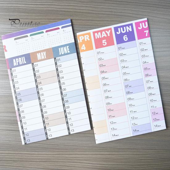 2025 Yearly Wall Calendar Full Year Annual Wall Calendar In One Page 12 Month Planner with Stickers for Office School Supplies