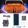 Portable Solar Panel Greenhouse Heater Kit 30W Winter Poultry Warmer Coop Heater Car Heater Solar Power Kit for Coop Pet House