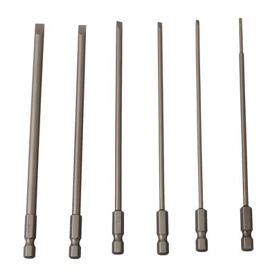 Alloy Steel Hand Drill Slotted Screwdriver Bits Set