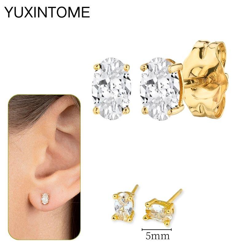 925 Silbernadel Exquisite Weiße Zirkon Steckerohrringe für Damen Geometrische Lange Kette Quaste Ohrringe Luxuriöser Schmuck