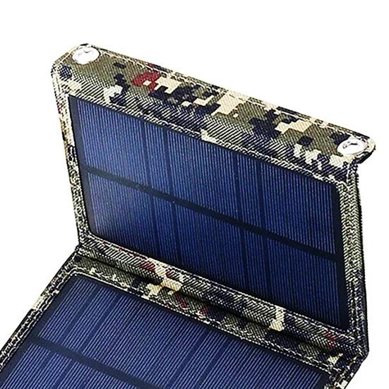 Solar Cell Charger Waterproof Fast Charging Foldable 20W USB Folding Solar Panel