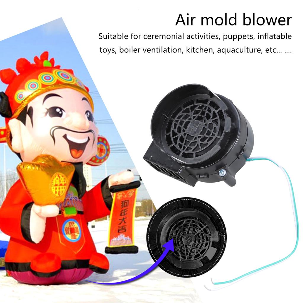 Ersatz-Luftgebläse-Ventilatorgebläse 12V Bürstenloses Luftgebläse für Halloween Weihnachten Outdoor Feiertag Aufblasbare Dekorationen