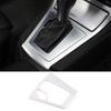 Fit For BMW X3 2006-2010 Matte Silver Middle Console Gear Shift Frame Trim 1PCS