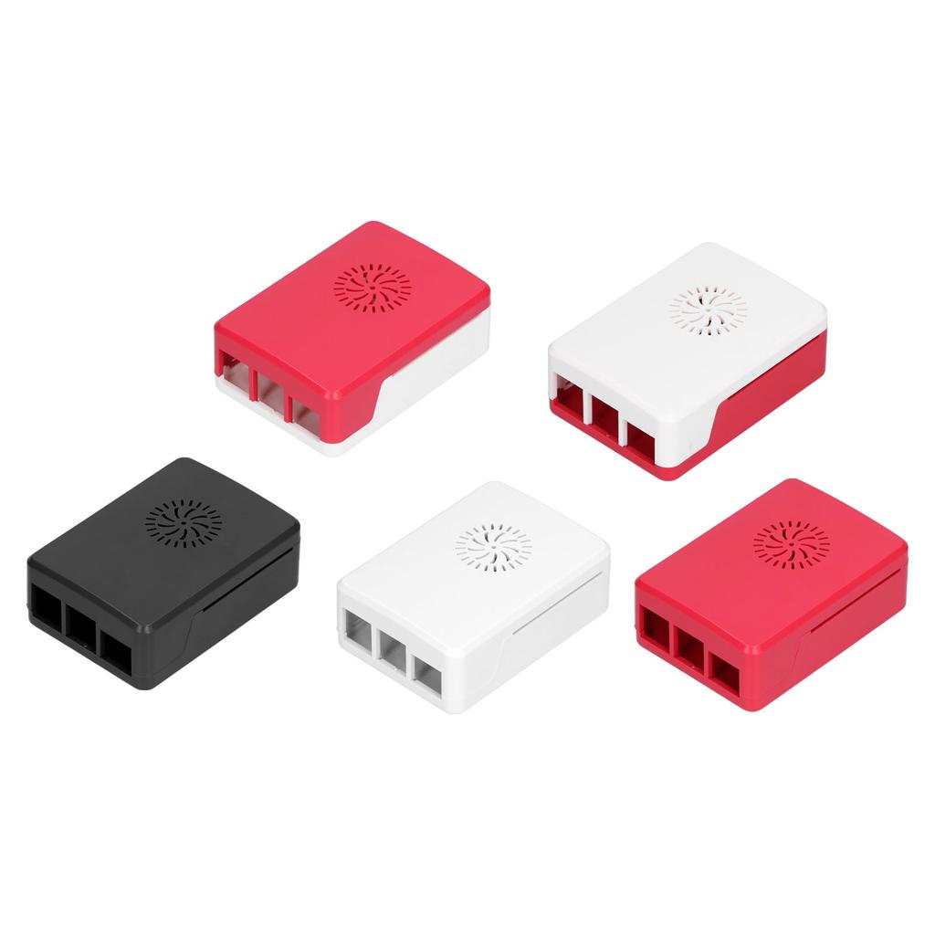 Cooling Enclosure Box Heat Sink ABS Case Buckle Design Protective Shell Replaceable for 4B for Industrial Control