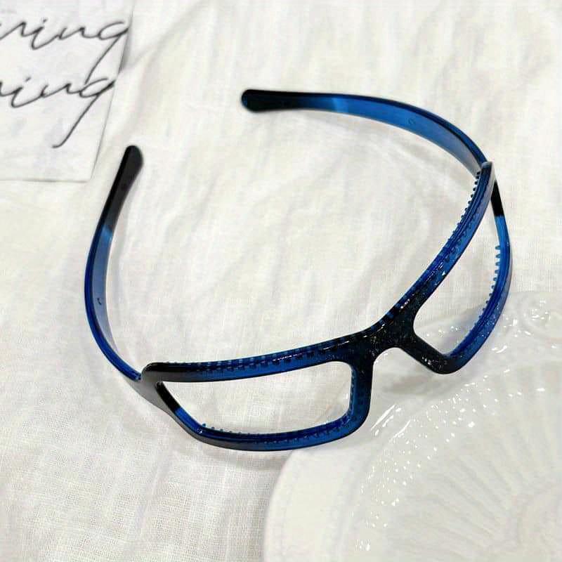 Chic Bow-Knot Glasses Headband for Women - Non-Slip, Fashionable Hair Accessory with Teeth for Secure Grip