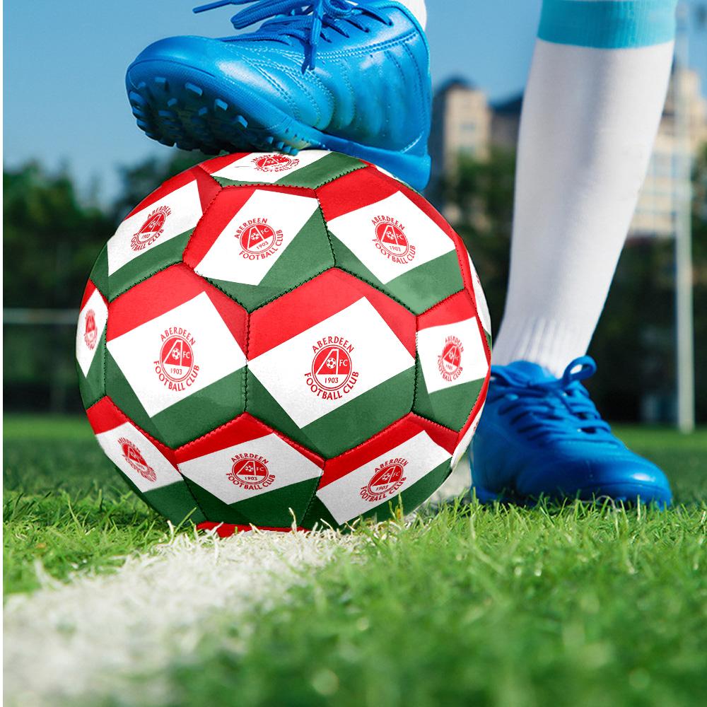 Aberdeen FC Size 5 Standard Football Durable Training Match Soccer Ball for Adult Outdoor Sports