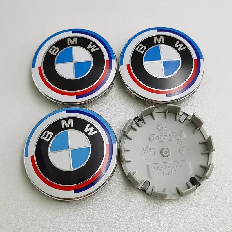 For BMW New 2025 4Pcs 56/68MM Car Wheel Center Hup Caps Wheel Cover For BMW E36 E39 E46 E60 E90 E90 F01 F30 E93 G01 G20 G21 G30 
