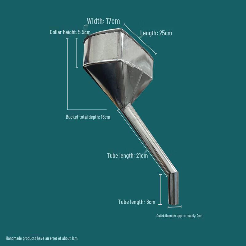 Automotive Fuel Funnel with Stainless Steel Filter