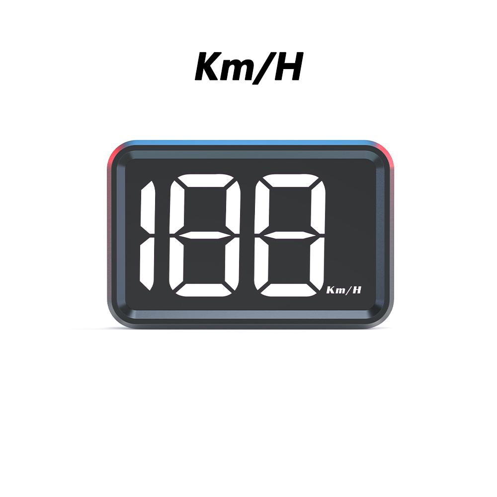 ZQKJ X1 Auto Digital Speedometer GPS HUD Gauges Head Up Display Car Universal Big Font Speed Meter Electronics Accessories