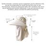 Full Protection Sun Hat with Face Cover and Neck Breathable for Women Summer Outdoor Fishing Hiking Climbing UV Protection Cap