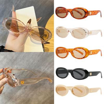 1/5Pcs Fashion Oval Sunglasses Women Outdoor Riding Shades Uv400 Men Punk Brand Sun Glasses Outdoor Cycling Shades Goggles
