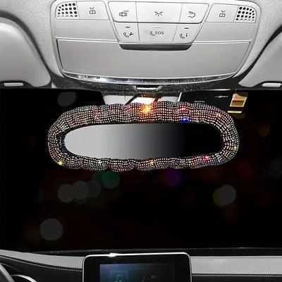 Auto-Rückspiegelabdeckung Voll mit Diamanten besetzt - Glitzernde Strass-Dekorhülle, Funkelndes Auto-Spiegelzubehör, Stilvolles Auto