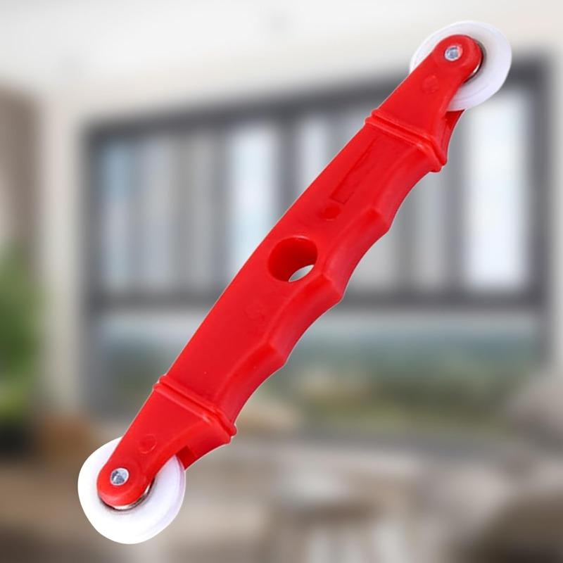 Window Screen Installation Tool with Plastic Handle and Metal Rolling Wheel for Easy Mesh Replacement