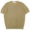 FILIPPO DE LAURENTIIS Excellent condition low-gauge short-sleeve crew neck knit top for men, beige, size 50 tops 50 beigeUsed
