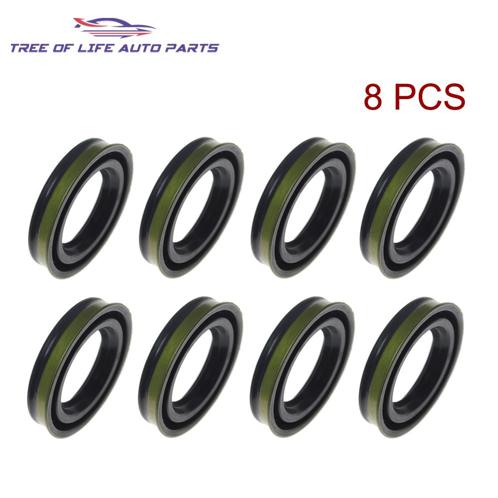 2/4/8x Injector Nozzle Seal Gasket Cover Oil Seal For Isuzu D-Max TFR TFS 2.5 3.0L 4JK1 4JJ1 2007-2011 8-98037543-0 8980375430