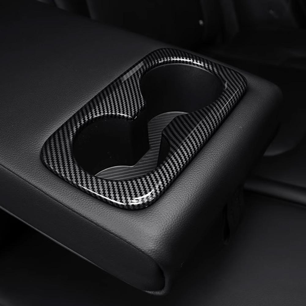 For Kia Sportage NQ5 2022 2023 2024 Rear Water Cup Panel Frame Cover Decoration Sticker Trim Car Interior Accessories