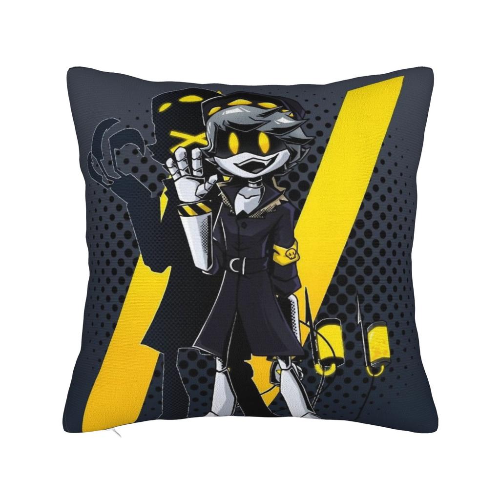 Murder Drones Square Pillow Cases Uzi Doorman Cushion Covers Fashion Zippered Decor Pillowcover for Sofa 40x40cm