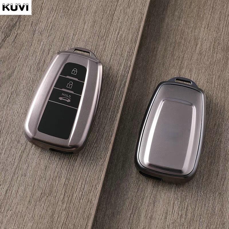 

Gun Grey New Tpu Car Key Case Cover For Toyota Prius Camry Corolla Chr C-Hr Rav4 Land Cruiser Prado Protector Shell Accessories