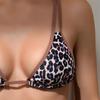 2025 European & American Leopard Print Sexy Women's Bikini Swimwear
