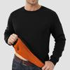 Men's Lined Sweatshirts Premium Heavy-weight Fleece Pullover Thick Thermal Sweatshirts