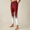 Women's Pants Christmas Printed Stretchy Soft Bottoms Casual Home Sleeping Pants