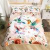 Birds Duvet Cover Toddler Kids Rustic Birds Bedding Set Boys Girls Bird's Comforter Cover Set Colorful Birds Bedspread Cover